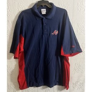 Atlanta Braves Polo Shirt Size 2XL By CSA
